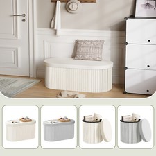 WOLTU Sitzbank mit Stauraum Sitzbank aufbewahrungsbox Truhenbank #3204