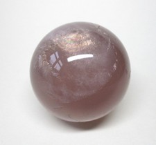+++ Rosenquarz m. Schimmer - Kugel, poliert -- 46 mm, Madagaskar +++