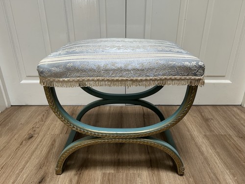 Vintage lloyd loom stil blau - vintage,
