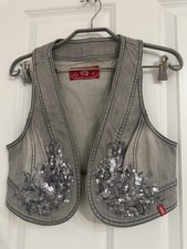 Extravagante EDC Weste in tollem Häkeldesign BOHO in Gr. Medium 