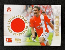 Topps Bundesliga Chrome 2013-2014 Trikotkarte Patch /400 Nicolai Müller Mainz