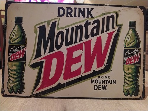 Blechschild mountain dew - blechschild,