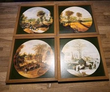 4 Jahreszeiten Bilder von Momper Im Holzrahmen gebraucht