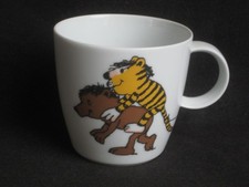 Thomas JANOSCH Tasse TIGER REITET BÄR 1 tlg. KASTENFROSCH Kindergeschirr RAR+TOP