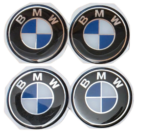 Bmw nabenkappen aufkleber - 4x,