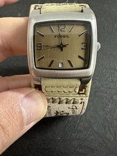 Fossil Leder Armbanduhr