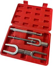 Spurstangen-/Traggelenk Abzieher Gabel-Satz 5-tlg. im Koffer, rot