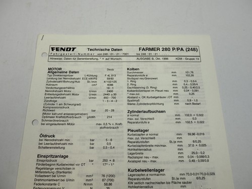 Fendt farmer 280 248 - fendt, pa
