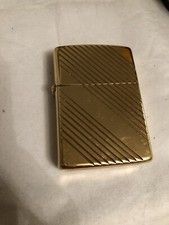 Zippo gold plated - zippo, diagonal