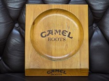 Camel Boots Geldschale Holz