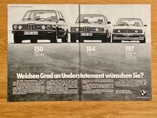 BMW E12 525 528i M Motorsport 5er Oldtimer 1979 Vintage Ad Werbung Reklame