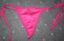 Slip String Tanga Gr One Size pink NEU seitlich zum Binden