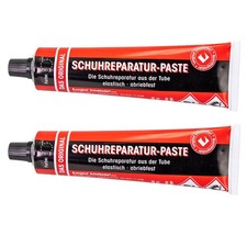Langlauf Schuh Reparaturpaste 2-er SPAR SET anthrazit - Schuhabsatz + Schuhsohle
