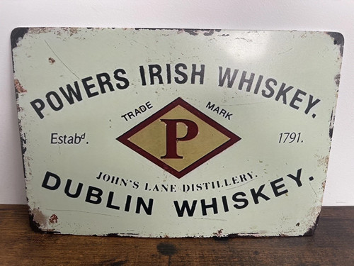 Blechschild powers irish - blechschild,