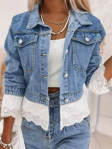 Schicke damen jeansjacke - schicke, damen-jeansjacke