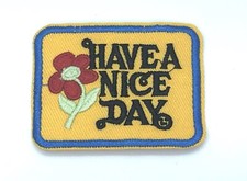 Have a Nice Day Iron-on Patch