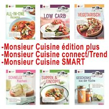 6 Kochbücher für die Küchenmaschine "Monsieur Cuisine"
