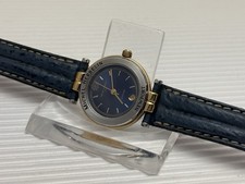 MICHEL HERBELIN  NEWPORT QUARZ DAMENUHR VERGOLDET-EDELSTAHL, ORI LEDERARMBAND