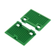 2x Lego Door Leaf 1x2x3 Green