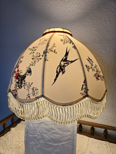 Lampenschirm seide creme - seide,