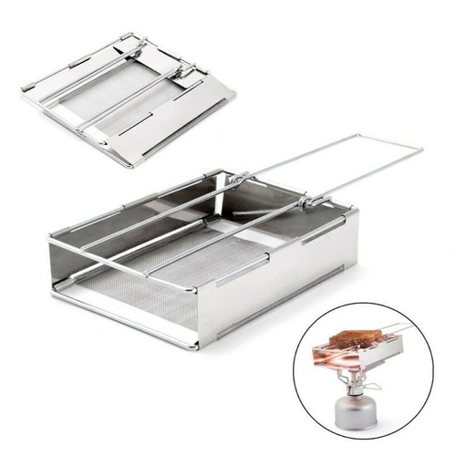 Edelstahl camping toaster rack - camping,