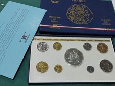 France Frankreich  “Monnaie De Paris” Münzen Coin Set 1978 mit SILBER