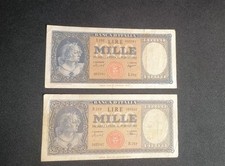 2X   1000 Lire Schein