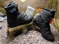 Orig. NL Armee HAIX Laars Gefechtstiefel Einsatzstiefel Gr. 41 schwarz gebr *609
