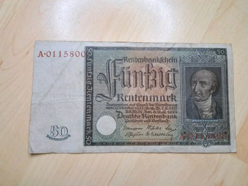 Rentenmark rentenbankschein - rentenmark,