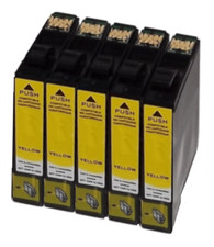 5 gelbe Druckerpatronen für Epson XP212 XP215 XP225 XP300 XP302 XP305 XP310 Home