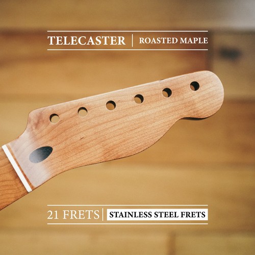 Telecaster hals roasted - telecaster,