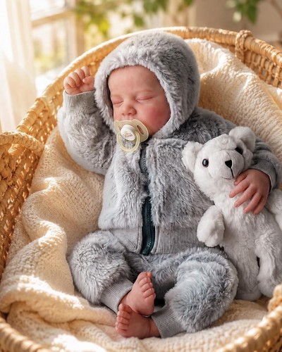 Realistische reborn babypuppe - realistische,