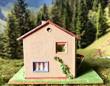 Wiad H0 Holz Plastik 1061 Post Postamt Haus alt antik 50er Jahre