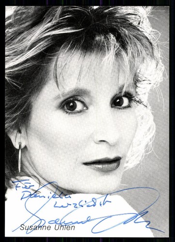 Susanne uhlen autogrammkarte - uhlen,