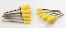 F37 /  Schleifstifte Keramik gelb  Set 10-teilig  4-5-6-8-10 mm Dremel Proxxon