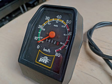 PIT 80 Tacho  Tachometer incl. Welle 0 bis 80 Oldtimer Fahrrad Moped - ungeprüft