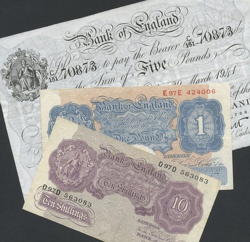 Bank england 5 schein - bank,