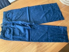 jeans hose, blau, culotte, marlenehose, gr. 40, kaum getragen 
