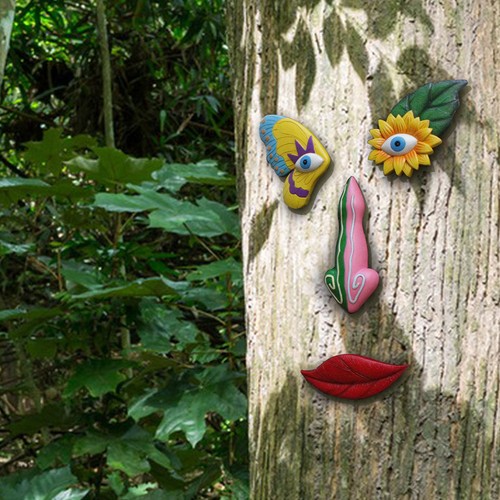 Gartenornament baumgesichter - gartenornament,