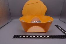 Tupperware Mediterrano  2,5 L Schüssel mit Sichtfenster Orange