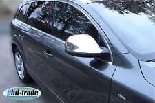 2 x EDELSTAHL SPIEGELKAPPEN