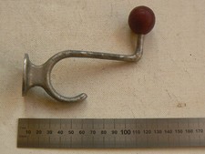 Industriedesign,Garderobenhaken,Kleiderhaken,Haken,Aluminium,matt,alt,gebraucht
