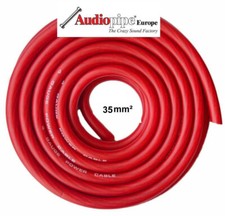 0,5m Verstärker Endstufen Anschluss Powerkabel rot 35mm2 TOP PREIS