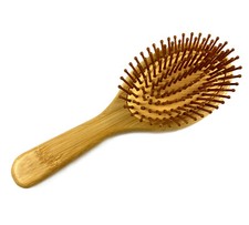 Haarbürste aus Bambus Holz