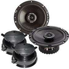 Helix B6X Lautsprecher 16,5cm mit Adapterringe für Mercedes SLK W170 Fronttüren