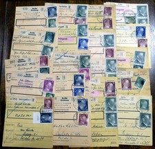 20x Karte Paket Paketkarte