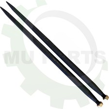 2x M28x1,5mm Frontladerzinken
