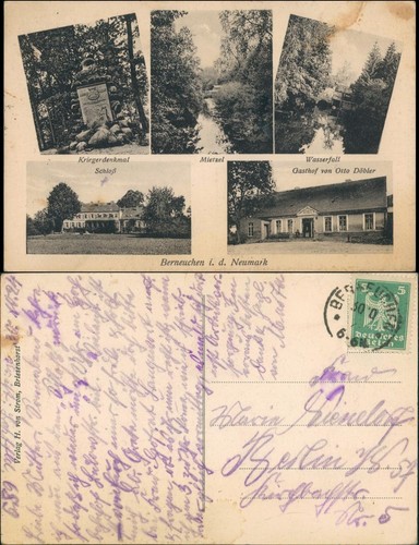 Postcard berneuchen barnówko - postcard,