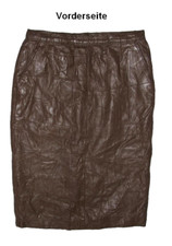 gut knielanger LEDERROCK /