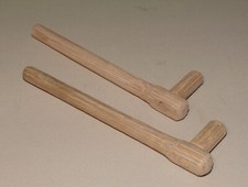 2 trad. sehr leichte Stöcke für Basstrommel, Talkingdrum, Konkoni , Kenséde